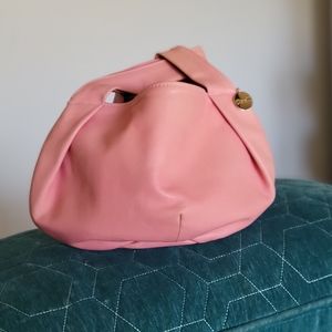 Clare V Chou Chou pink, yellow interior